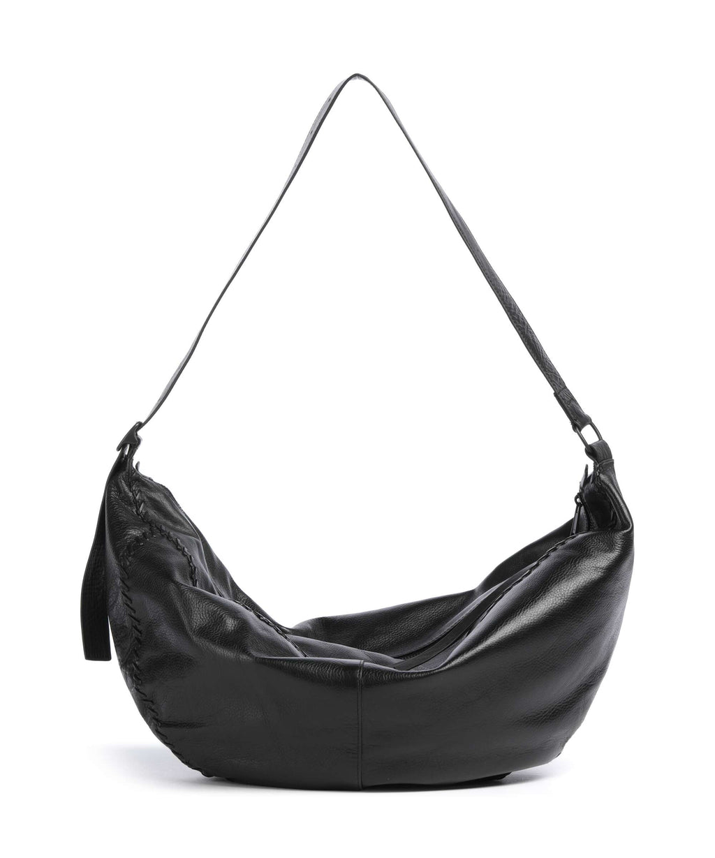 AllSaints Esme Whpstitch Hobo bag black