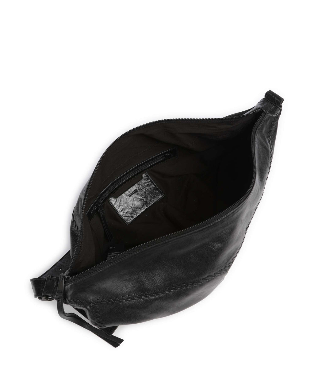 AllSaints Esme Whpstitch Hobo bag black