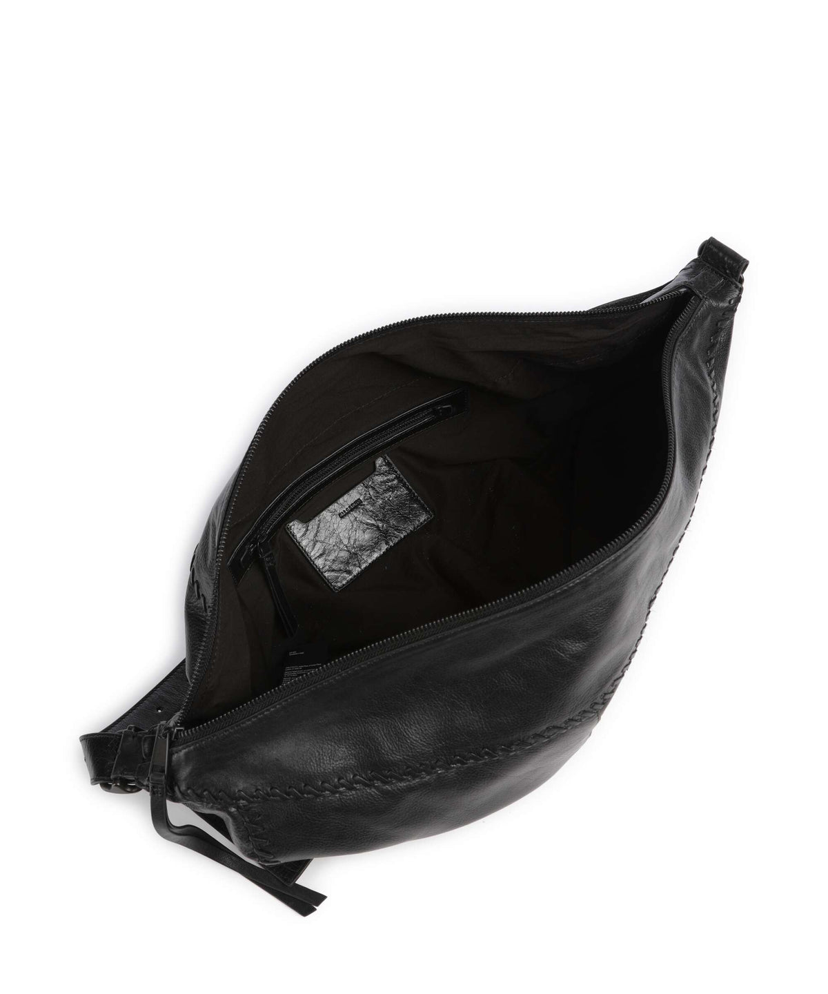 AllSaints Esme Whpstitch Hobo bag black