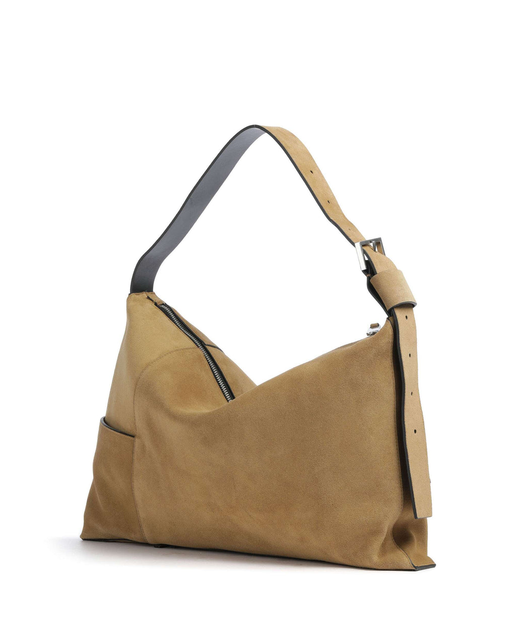 AllSaints Alba Hobo bag warm olive brown