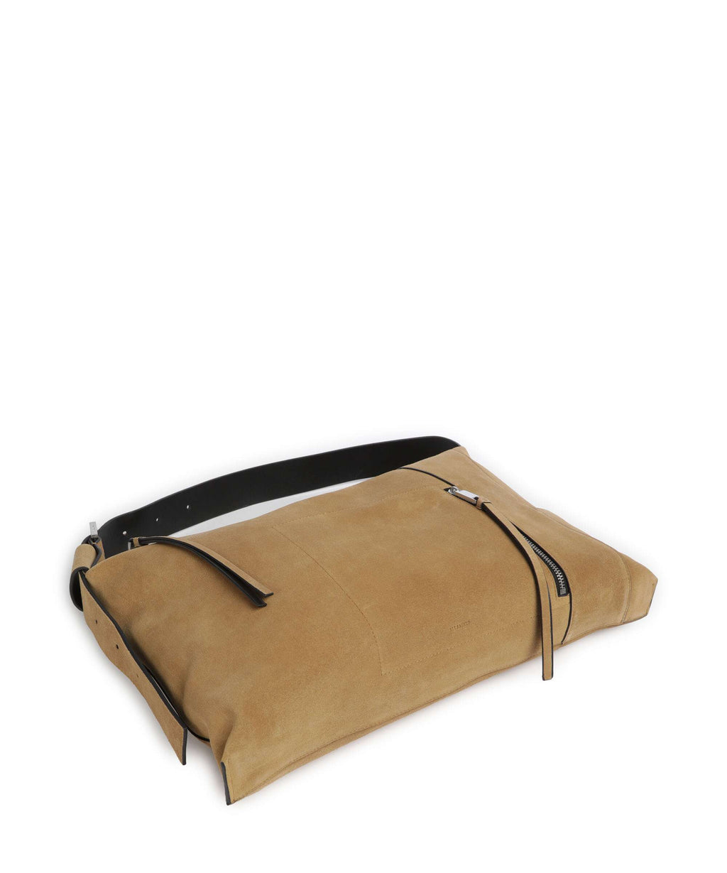 AllSaints Alba Hobo bag warm olive brown
