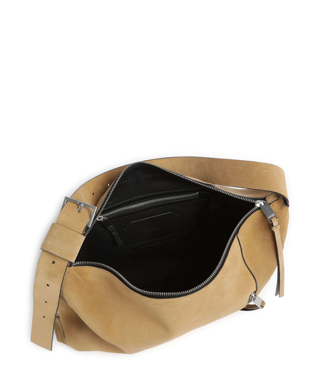 AllSaints Alba Hobo bag warm olive brown