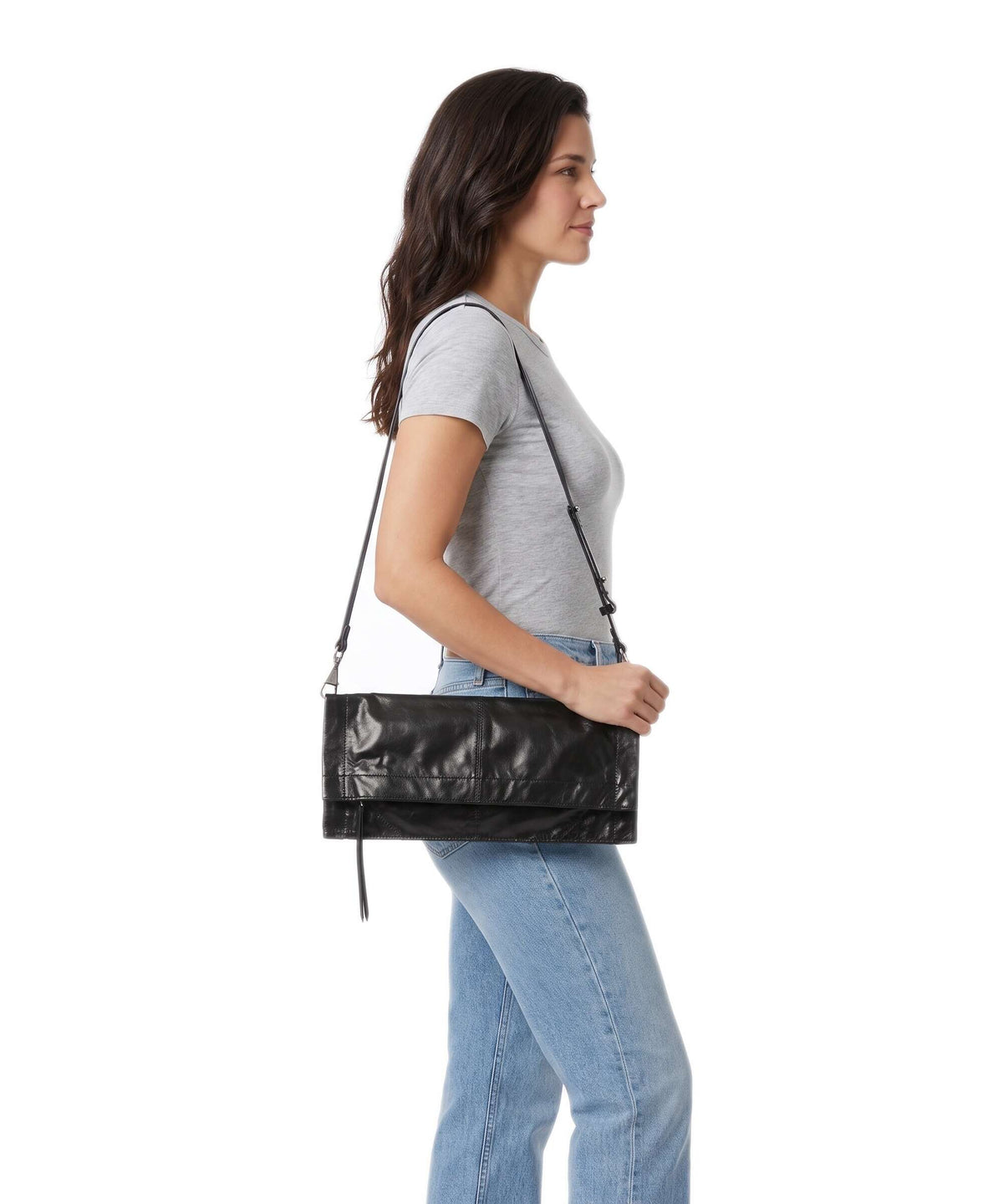 AllSaints Lutece Shoulder bag black
