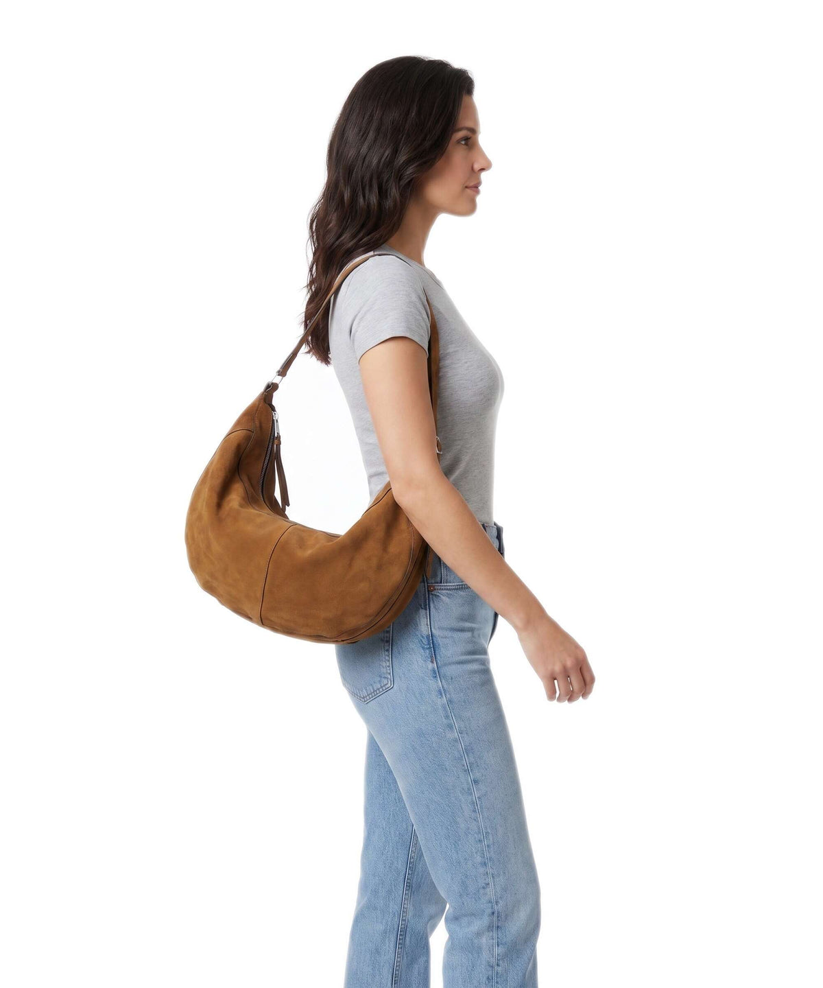 AllSaints Esme Hobo bag golden brown