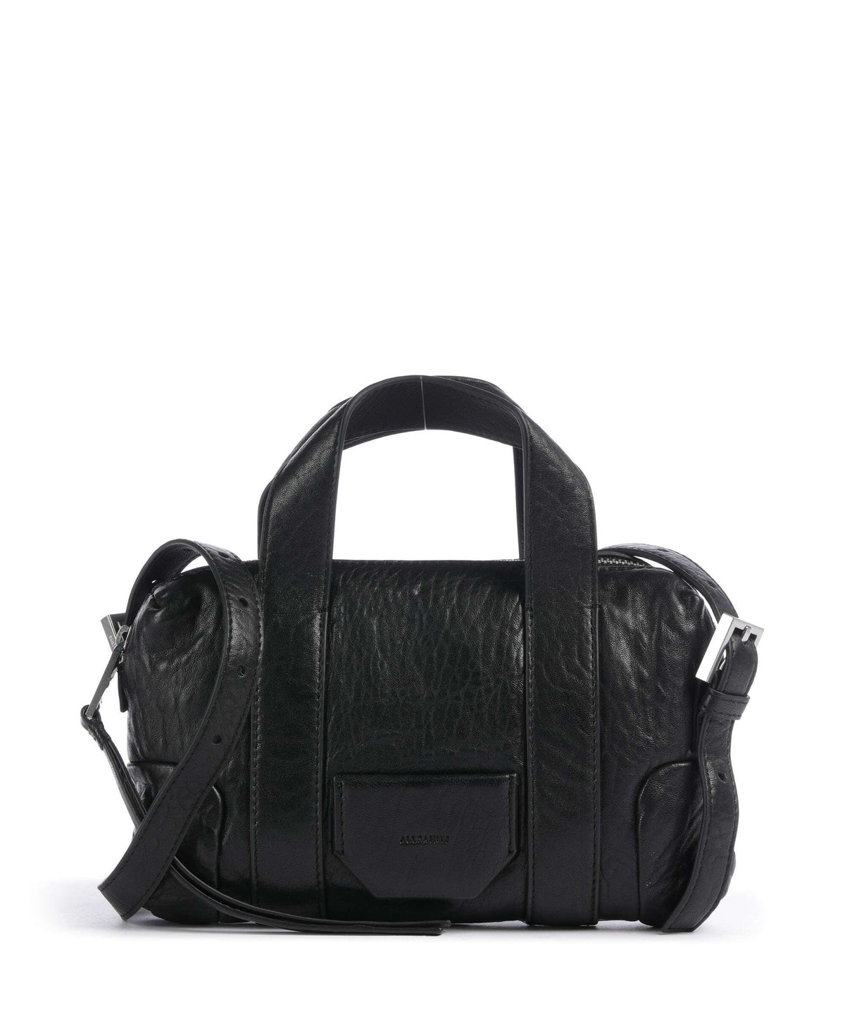 AllSaints Ares Compact Crossbody bag black/silver
