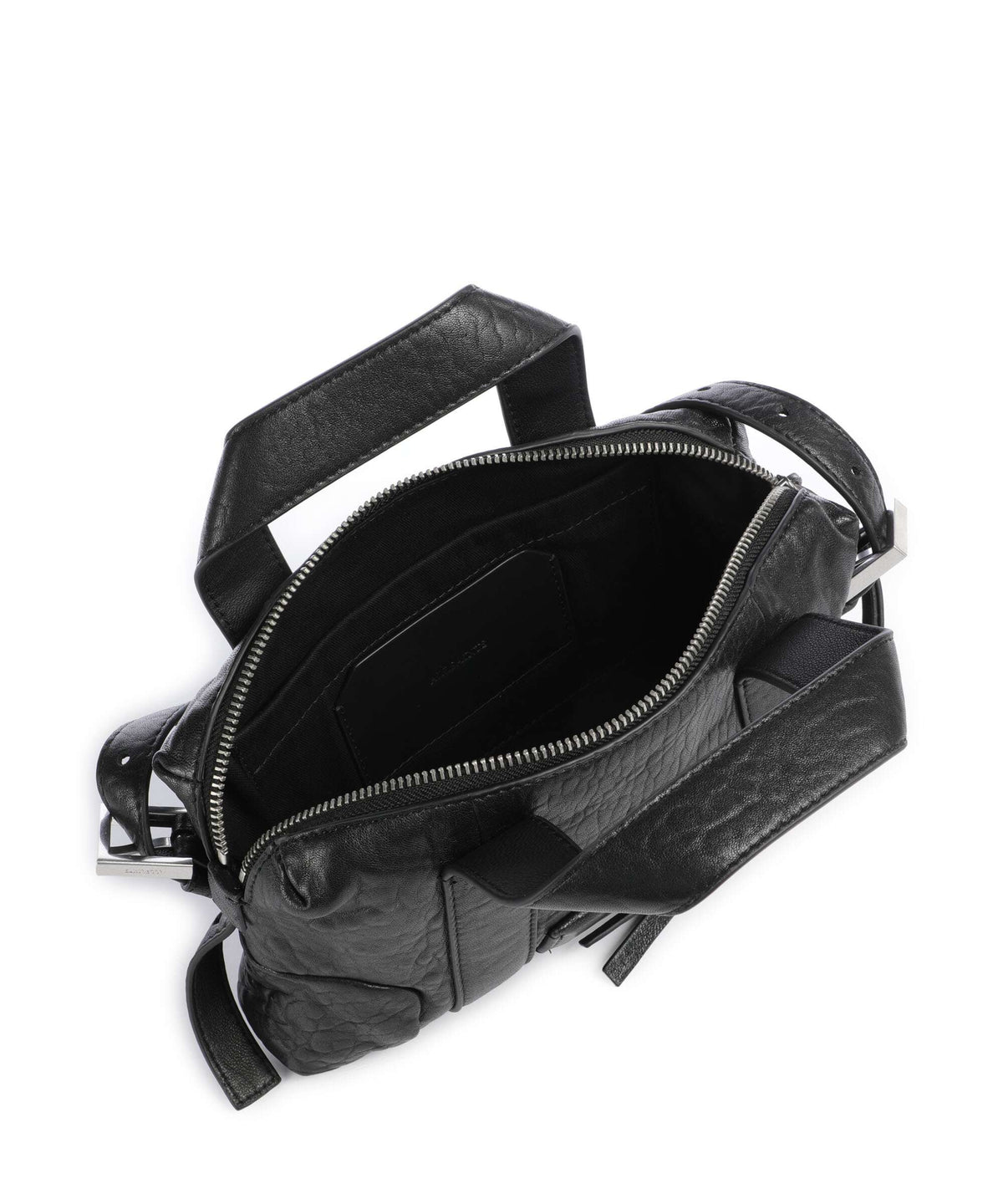 AllSaints Ares Compact Crossbody bag black/silver