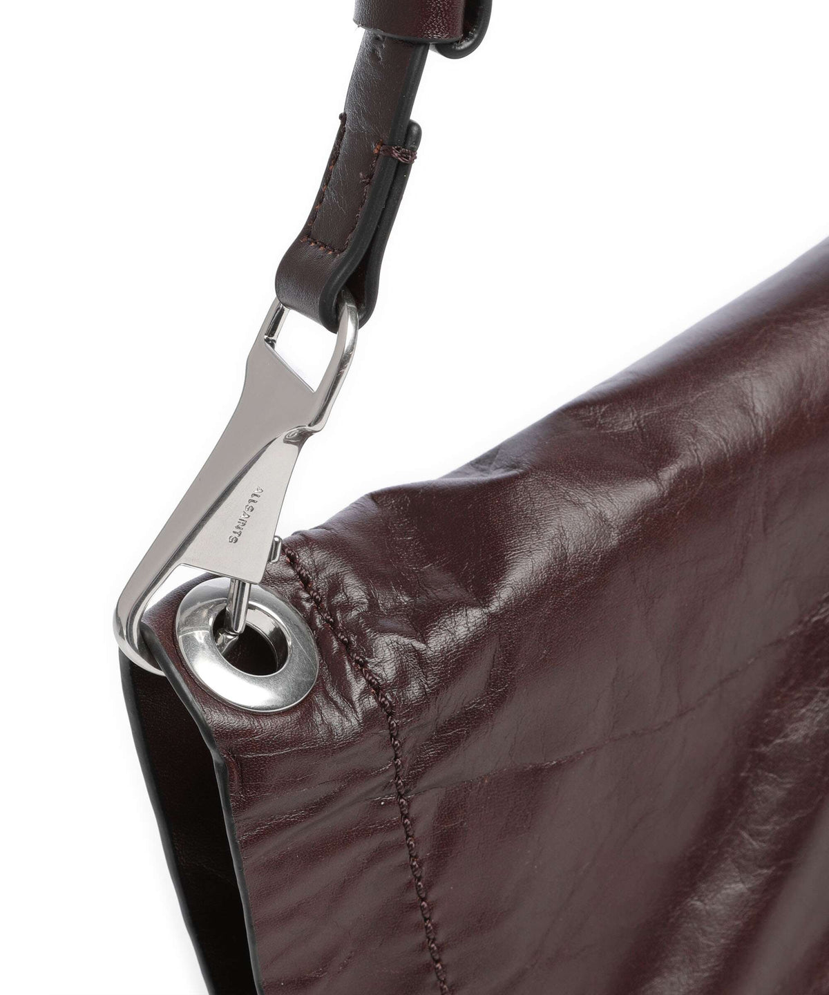 AllSaints Lutece Shoulder bag burgundy red