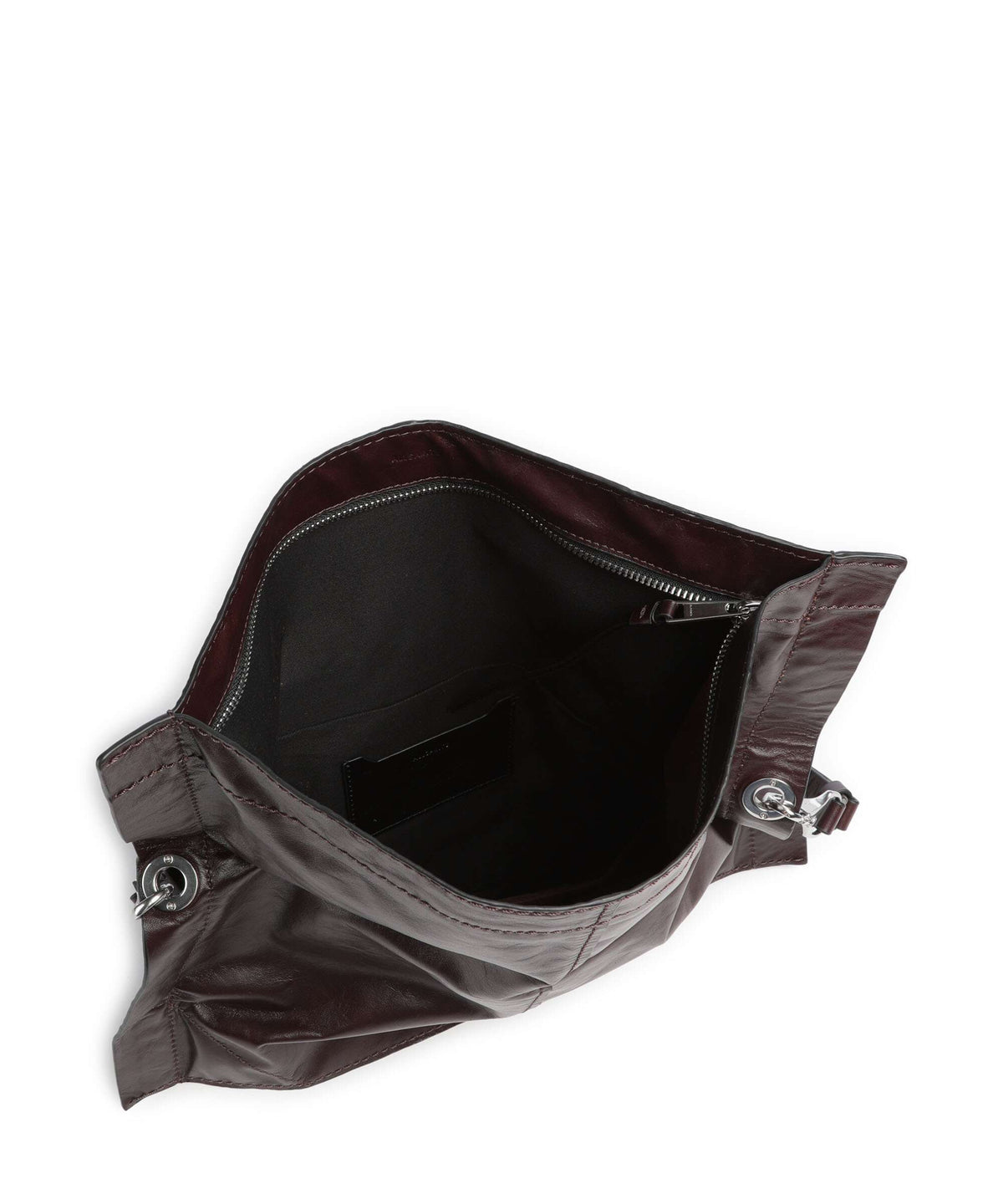 AllSaints Lutece Shoulder bag burgundy red
