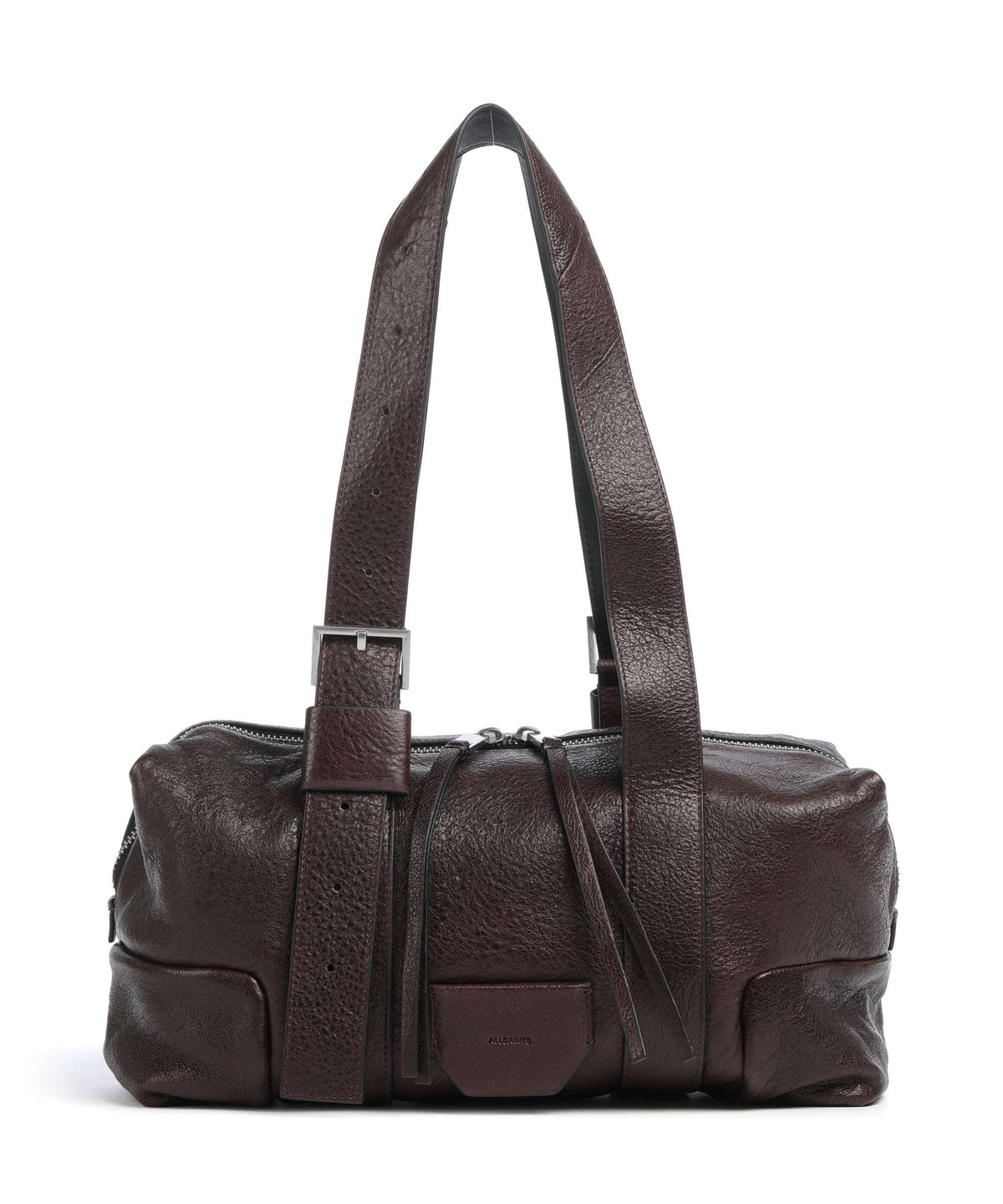AllSaints Ares Shoulder bag burnt umber red/silver