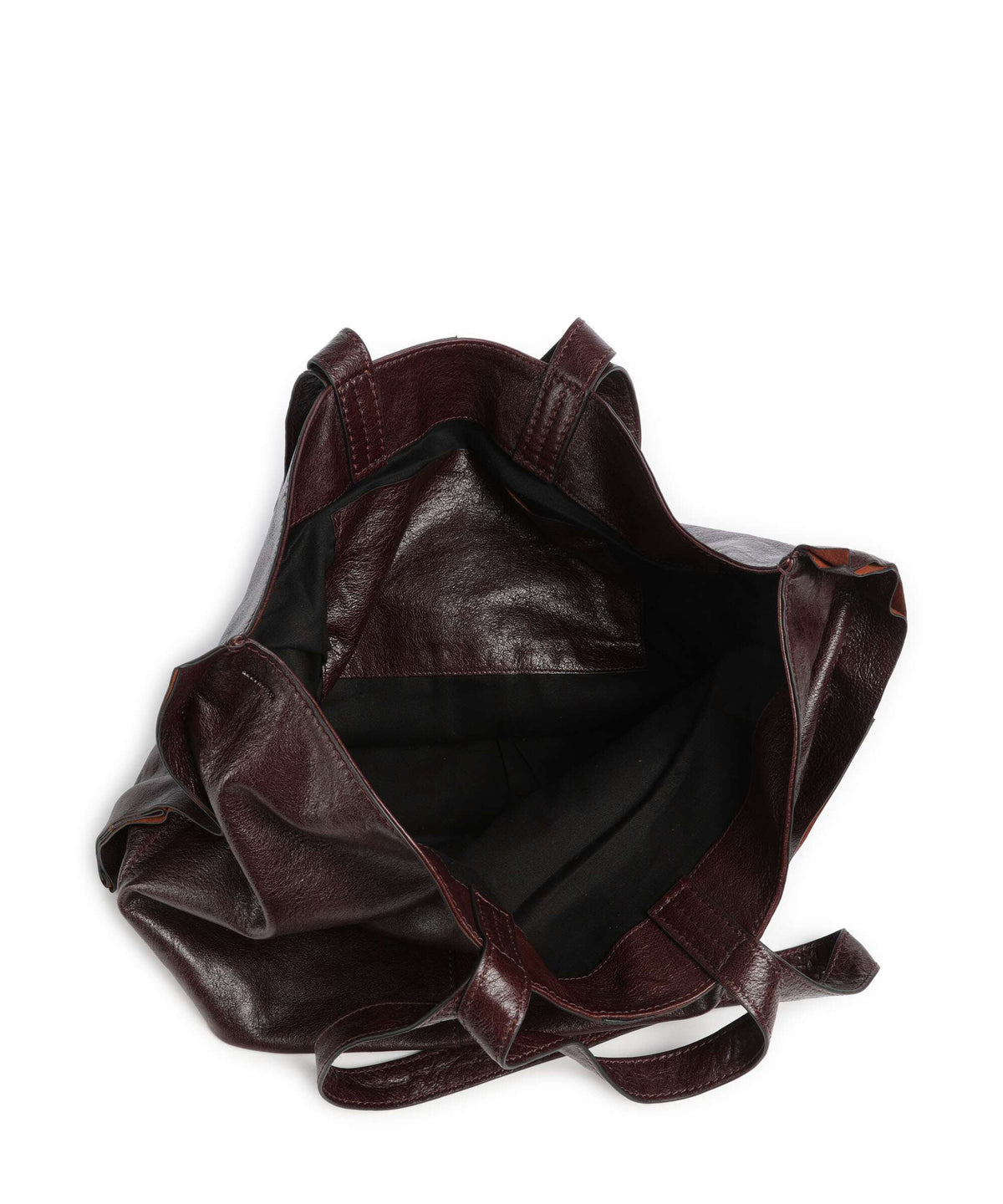 AllSaints Lutece Tote bag burgundy red