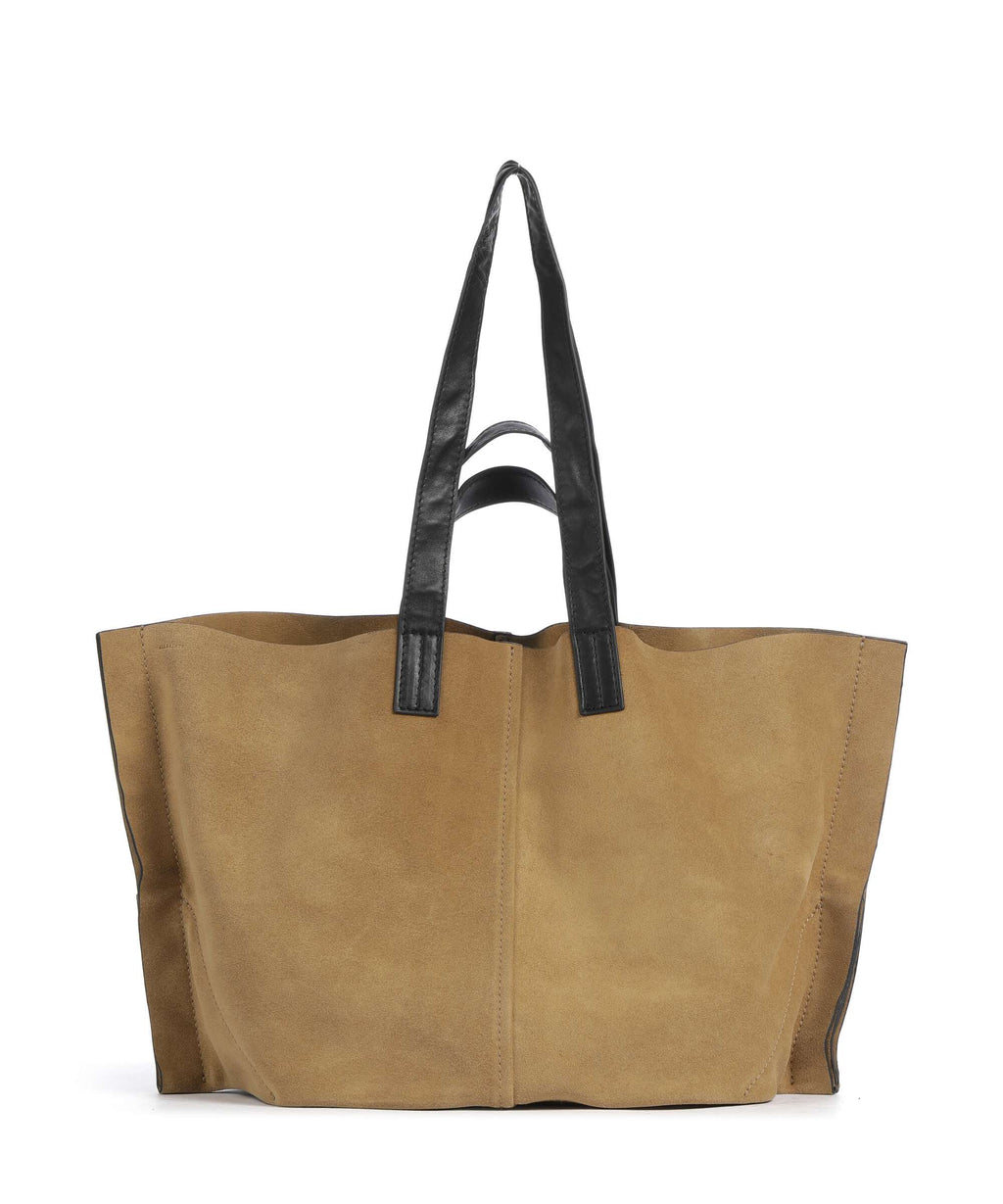 AllSaints Lutece Tote bag warm olive brown