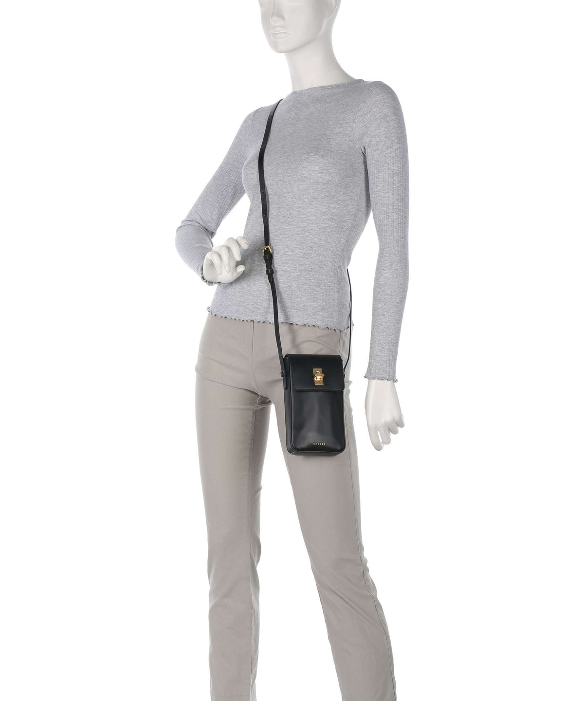 Radley London Threadneedle Street Phone bag black