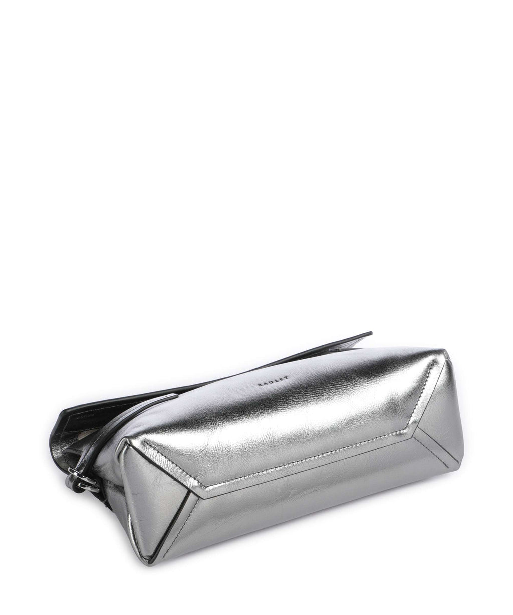 Radley London Fleet Street Clutch bag silver