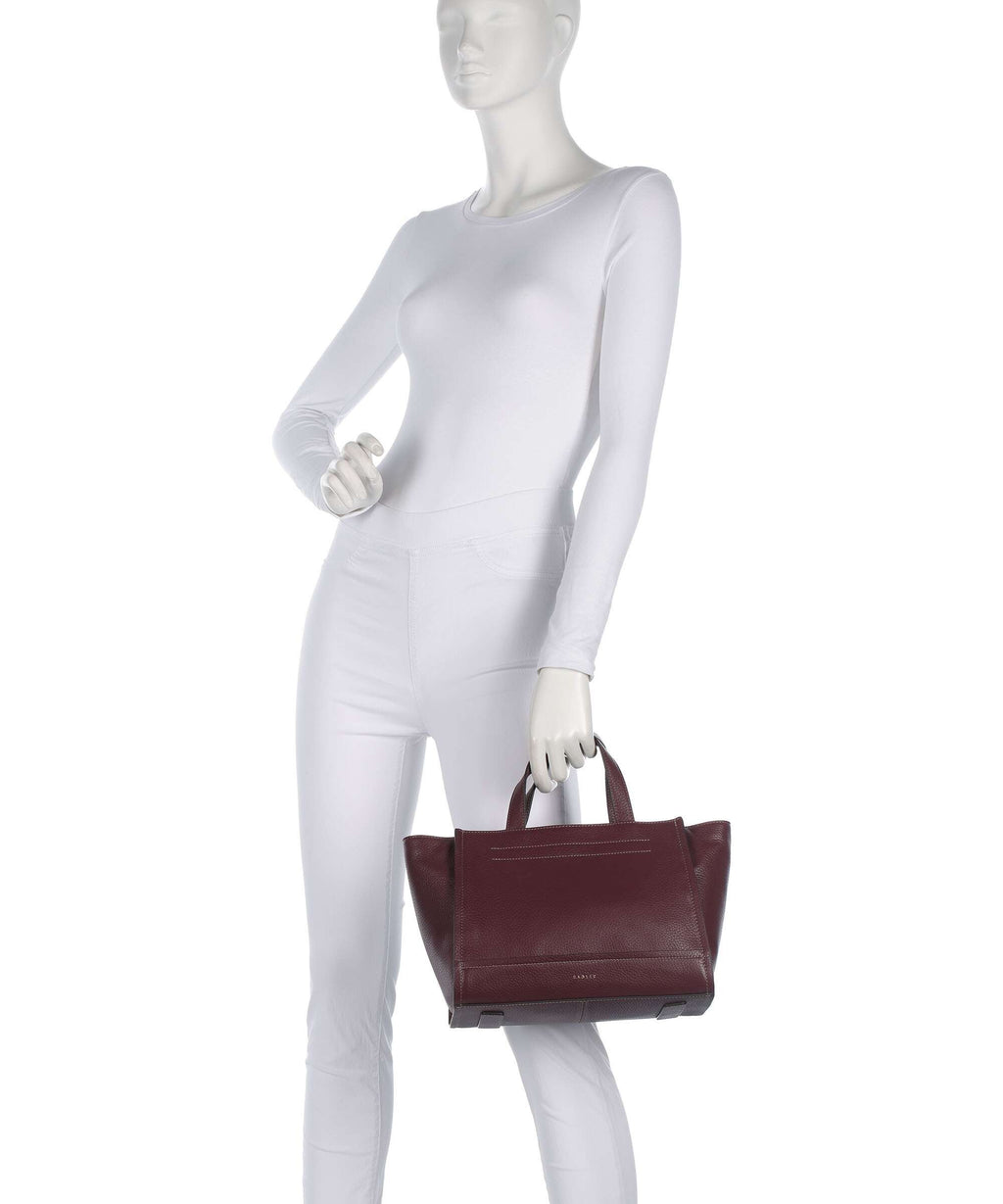 Radley London Oak Street Handbag dark cherry