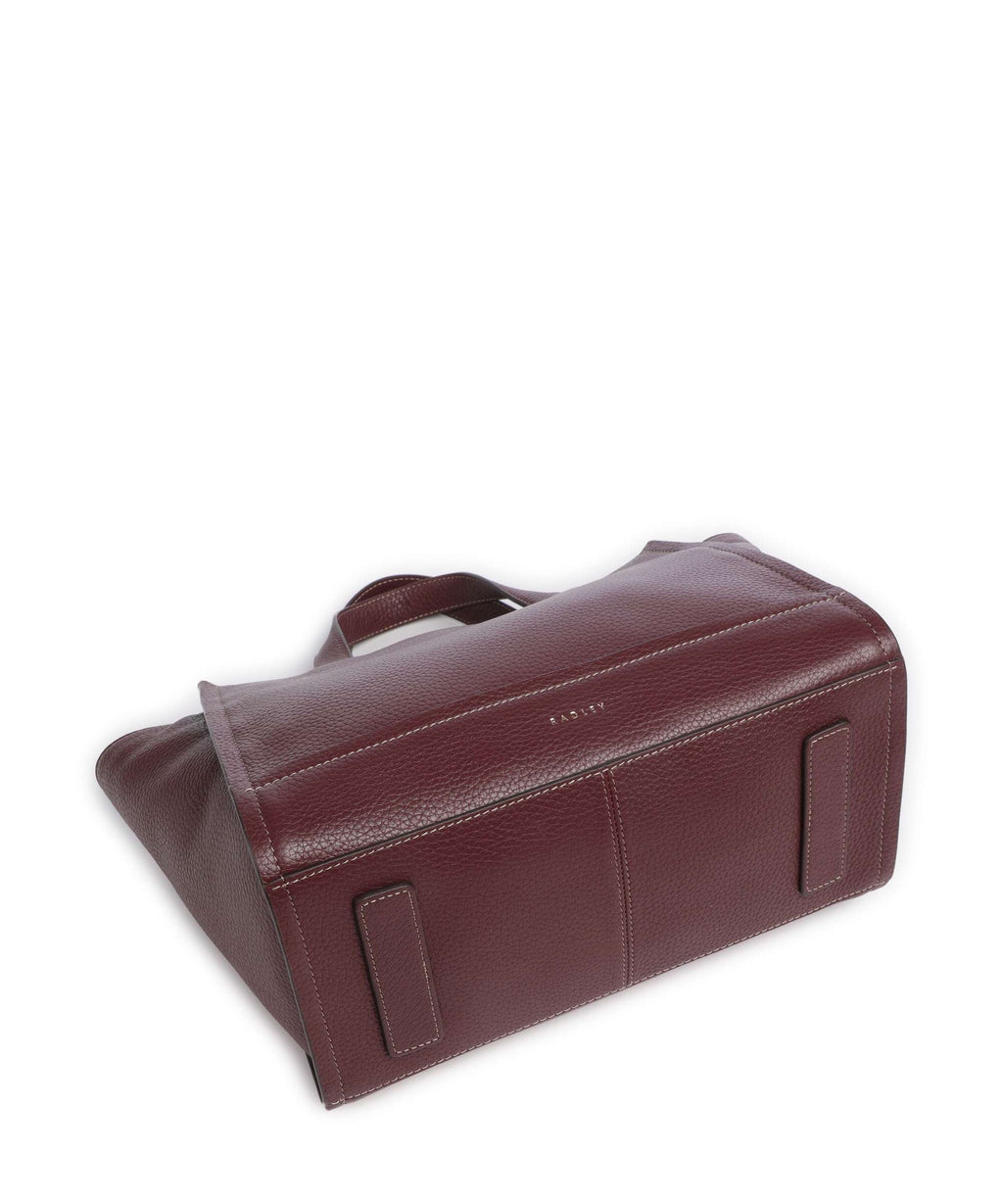 Radley London Oak Street Handbag dark cherry
