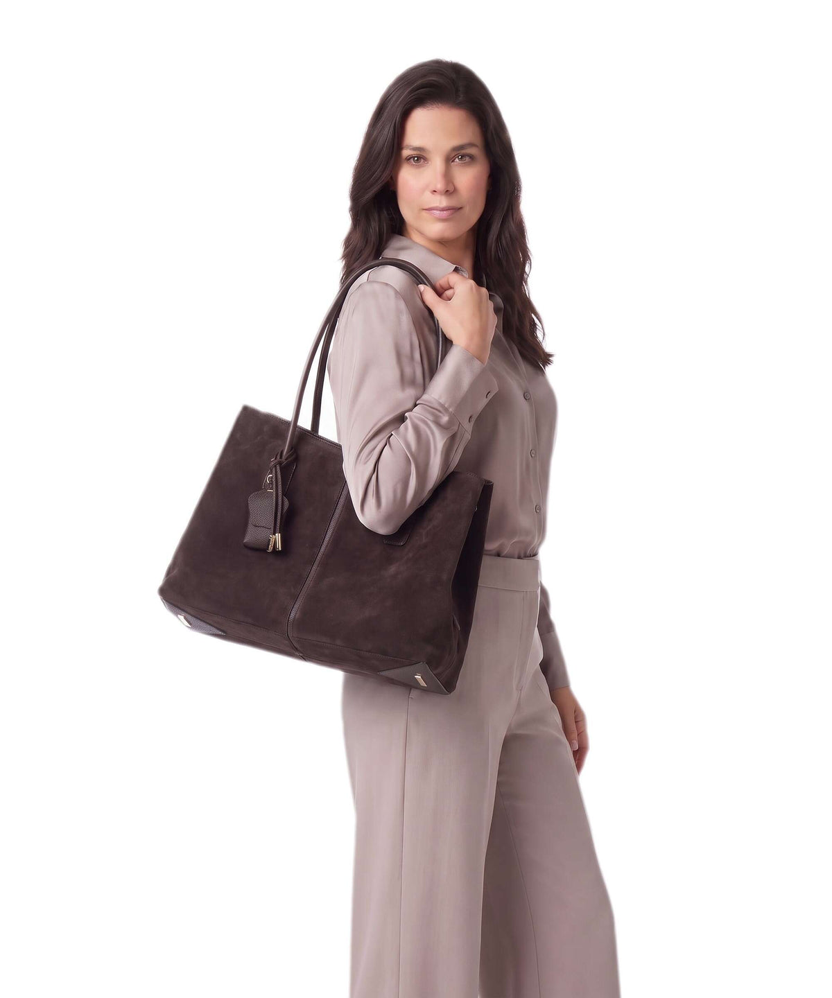 Dune London Deserving L Tote bag dark brown