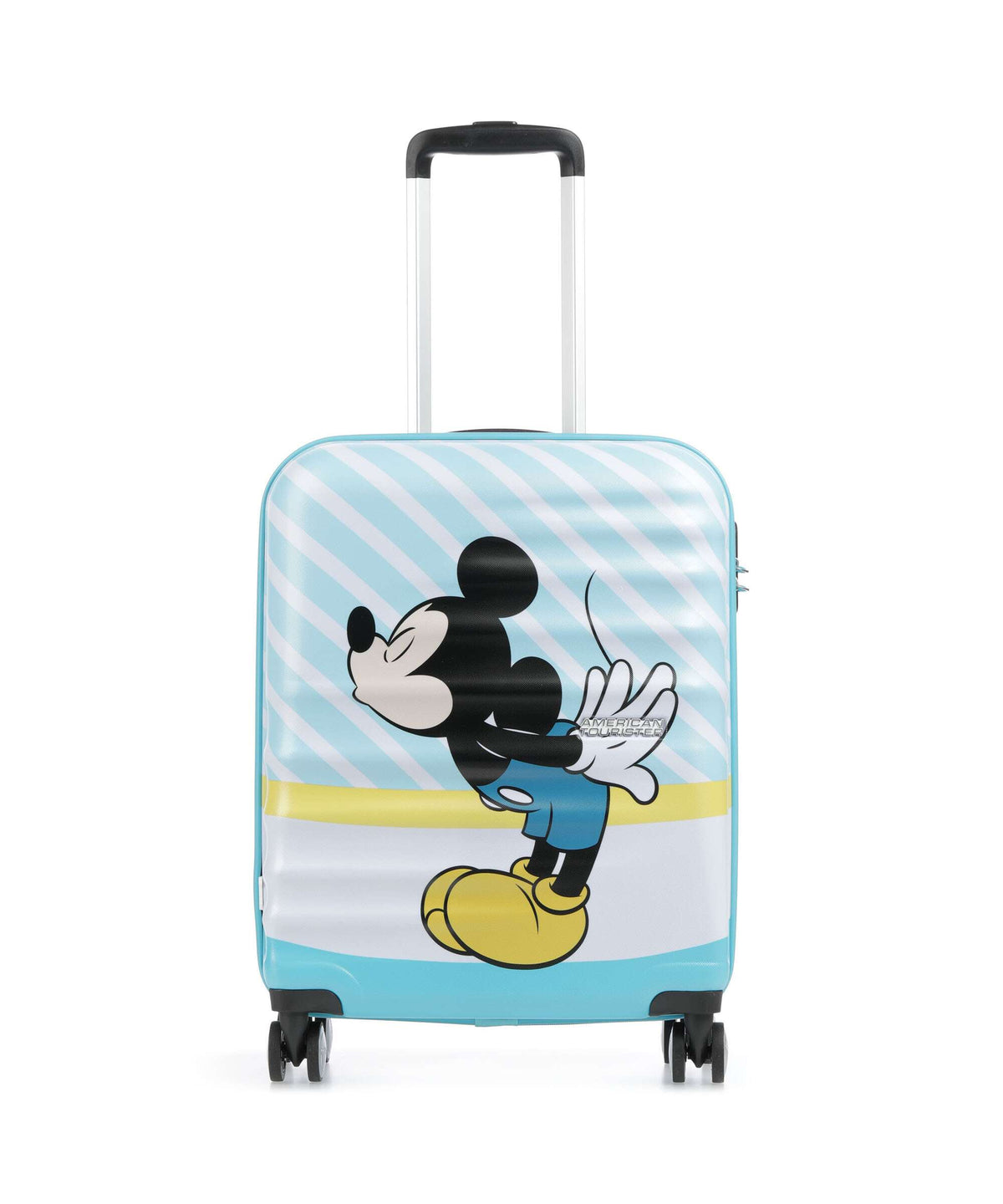 American Tourister Wavebreaker Disney Spinner (4 wheels) mickey blue kiss