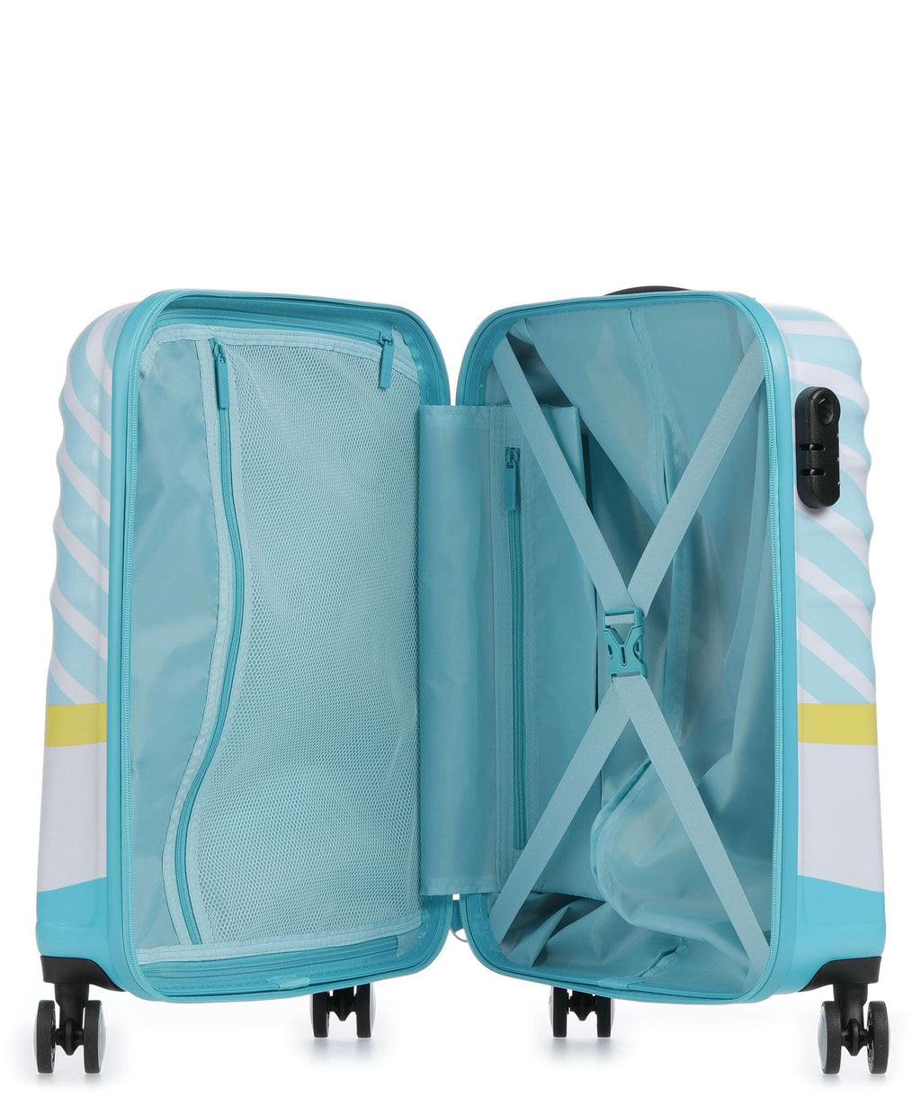American Tourister Wavebreaker Disney Spinner (4 wheels) mickey blue kiss