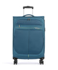 American Tourister Deep Dive Spinner (4 wheels) teal/lime