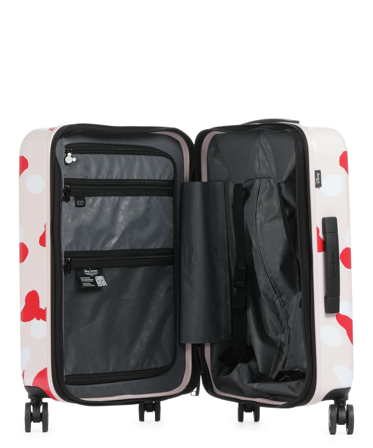 Samsonite Stackd Disney Spinner (4 wheels) minnie bow