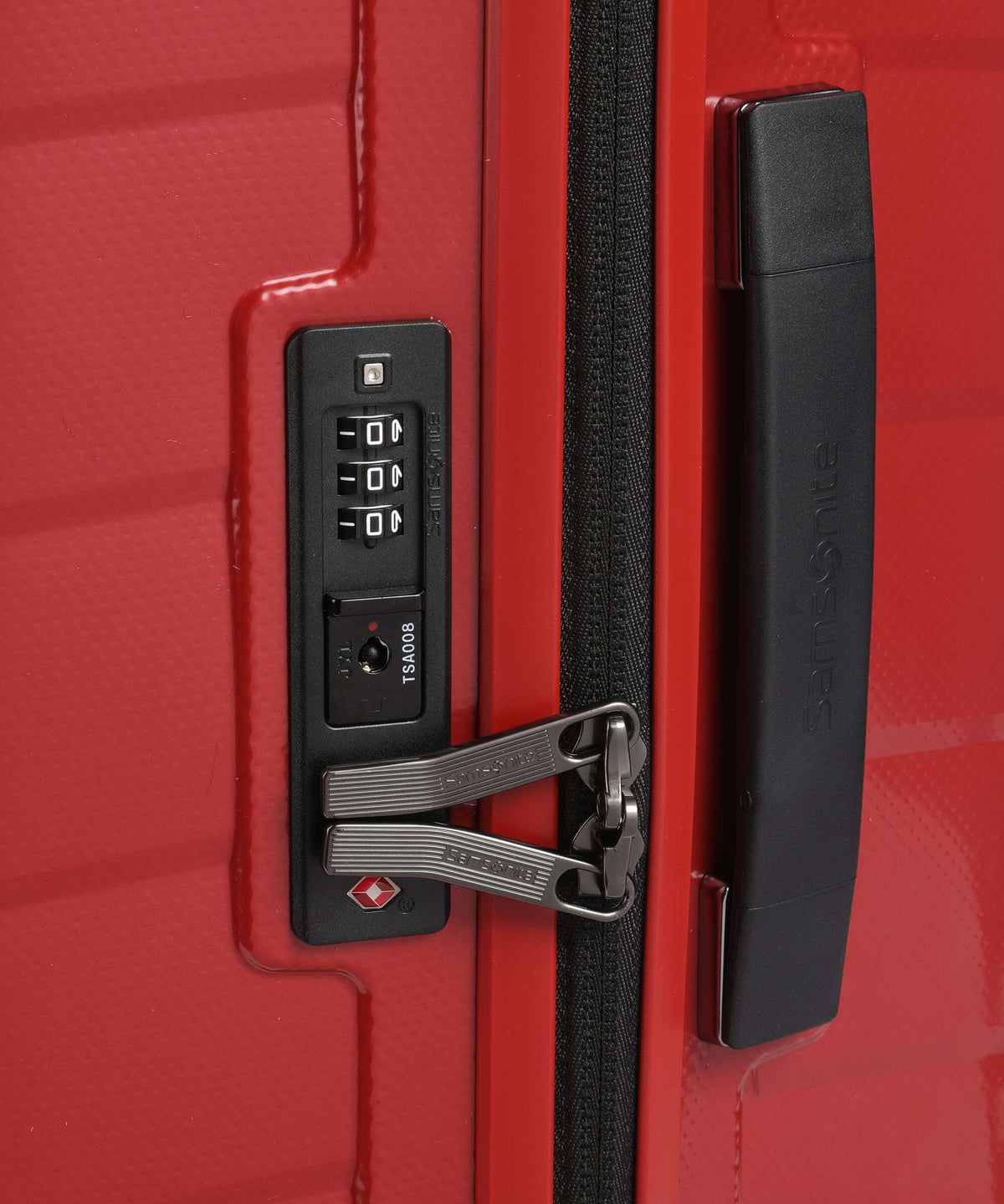Samsonite Attrix Spinner (4 wheels) red