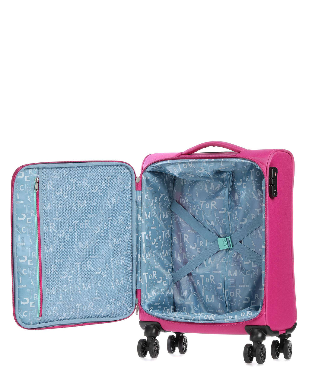 American Tourister Sea Seeker Spinner (4 wheels) deep fuchsia