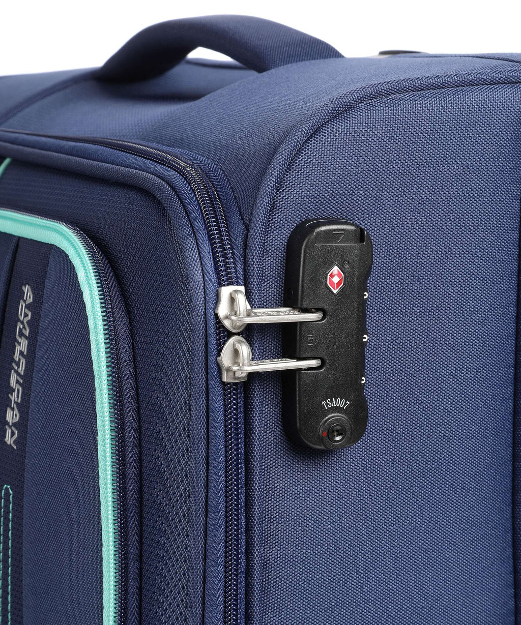 American Tourister Sea Seeker Spinner (4 wheels) combat navy