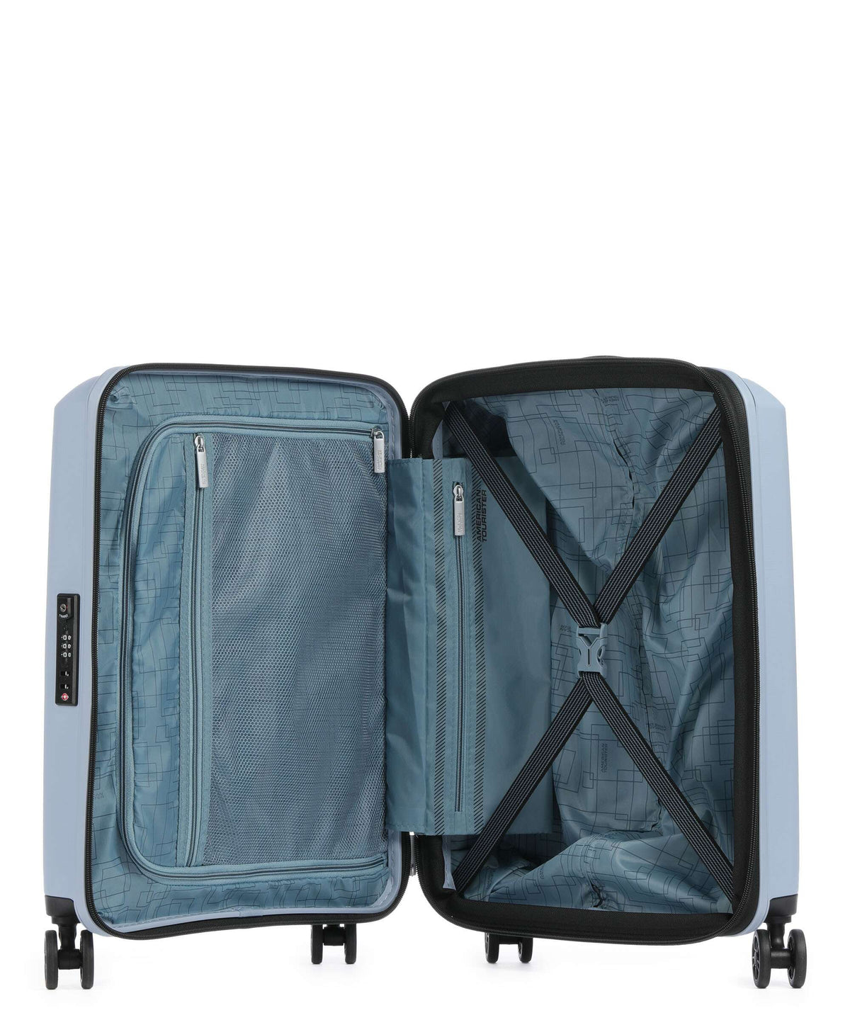 American Tourister Aerostep Spinner (4 wheels) soho grey