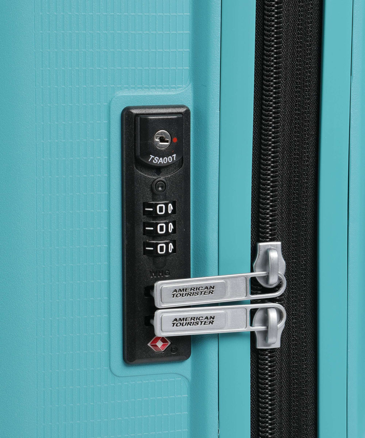 American Tourister Aerostep Spinner (4 wheels) turquoise tonic