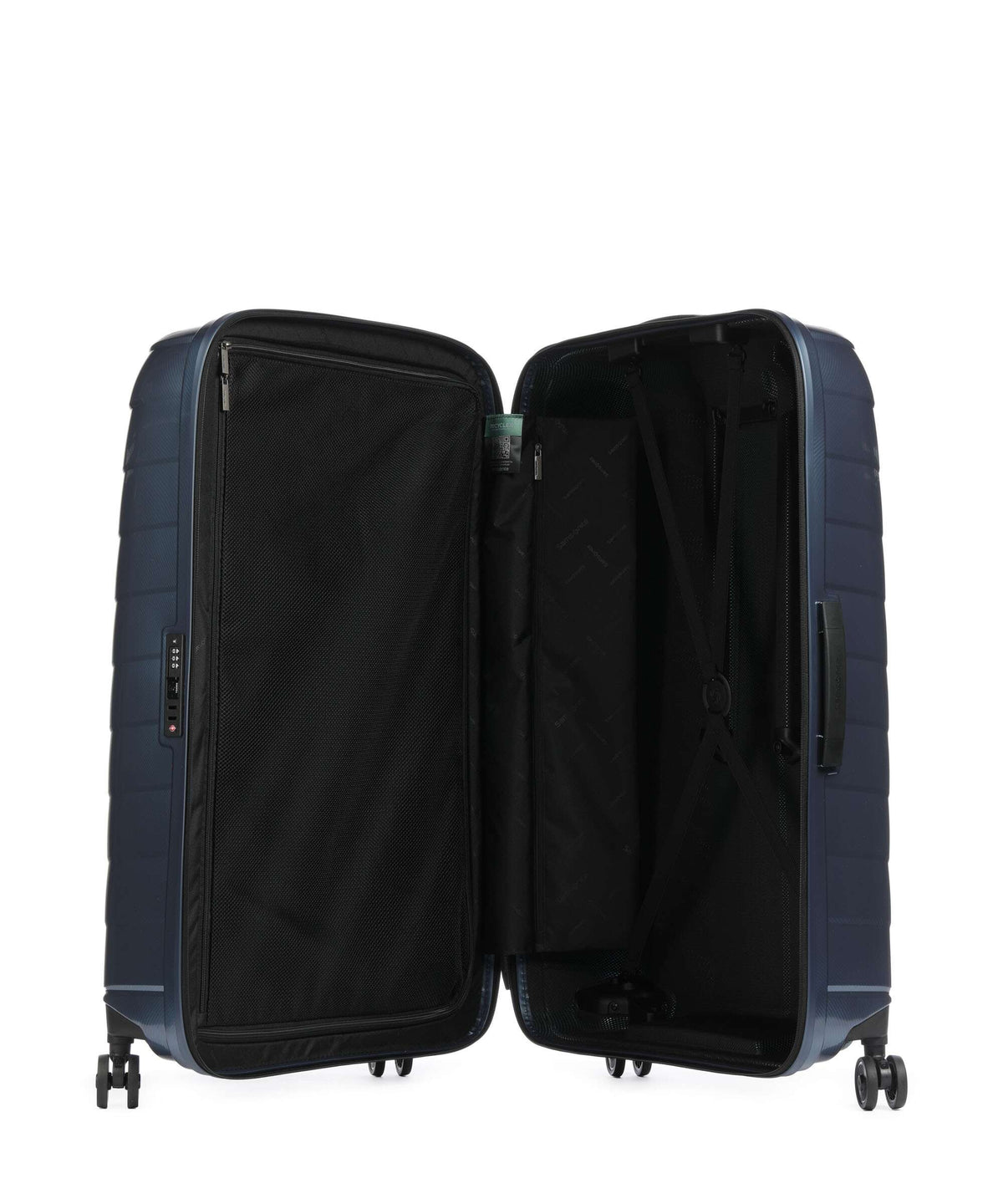 Samsonite Attrix Spinner (4 wheels) steel blue