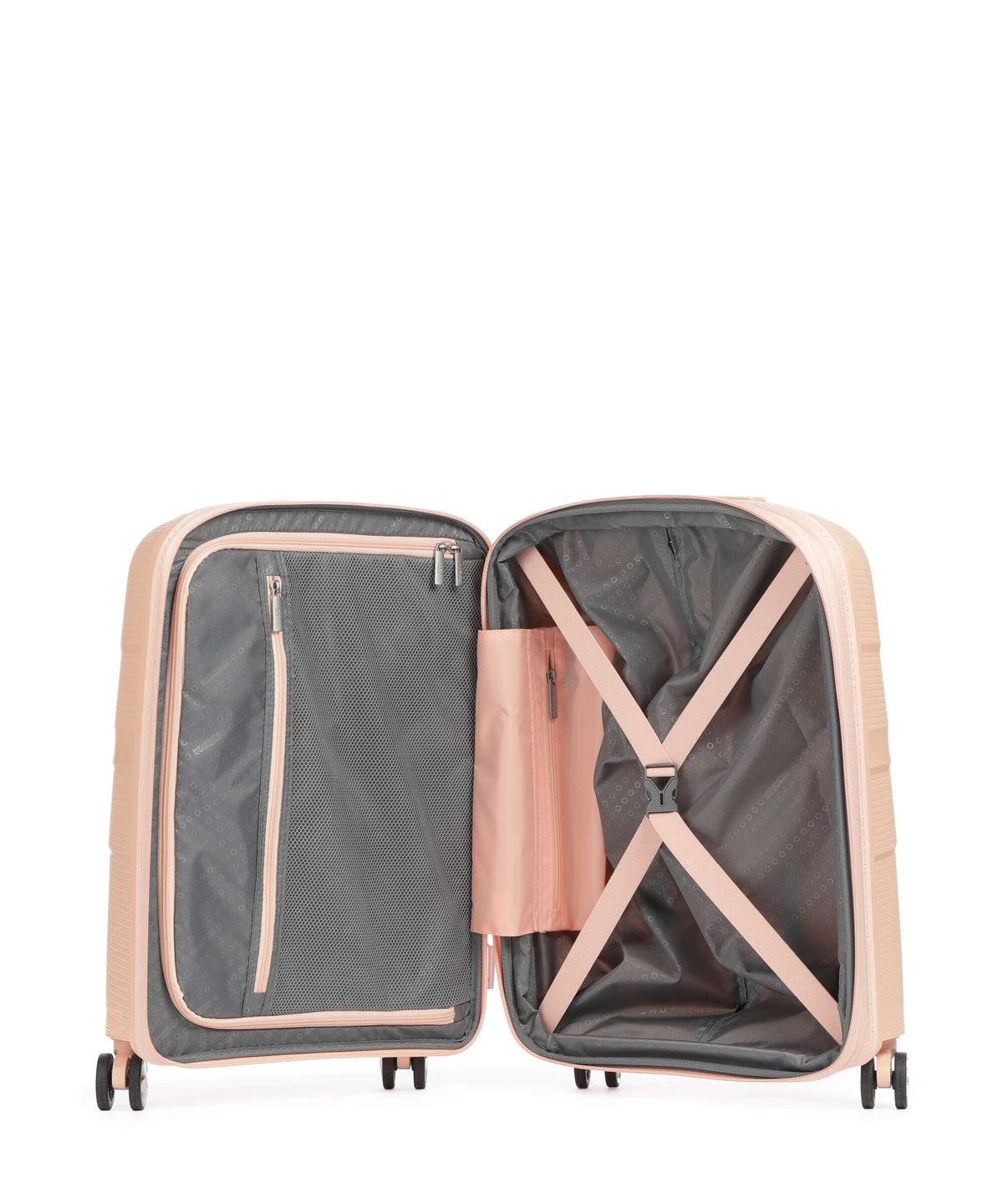 American Tourister Starvibe Spinner (4 wheels) metallic peach