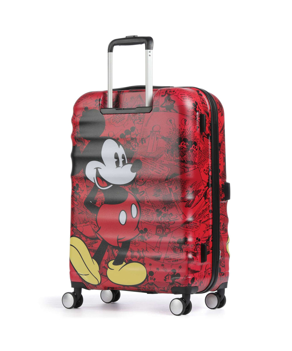 American Tourister Wavebreaker Disney Spinner (4 wheels) mickey comics red