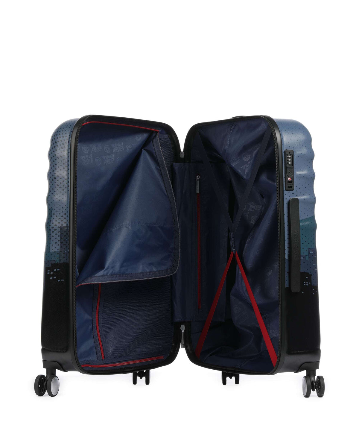 American Tourister Wavebreaker Disney Spinner (4 wheels) captain america city