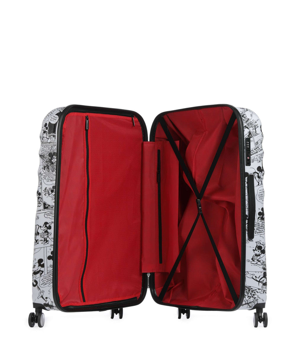 American Tourister Wavebreaker Disney Spinner (4 wheels) minnie comics/white