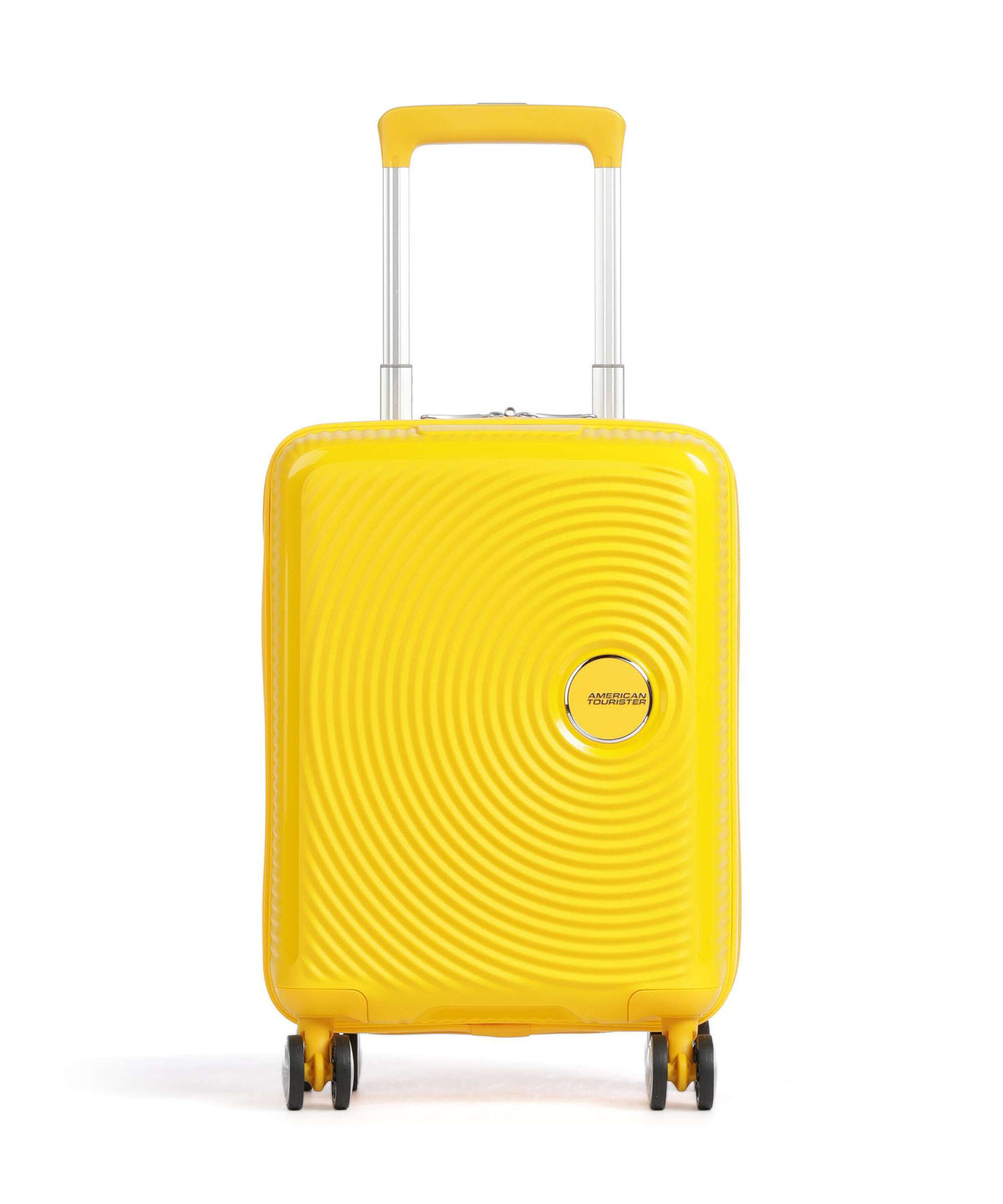 American Tourister Soundbox Mini Kids Trolley golden yellow