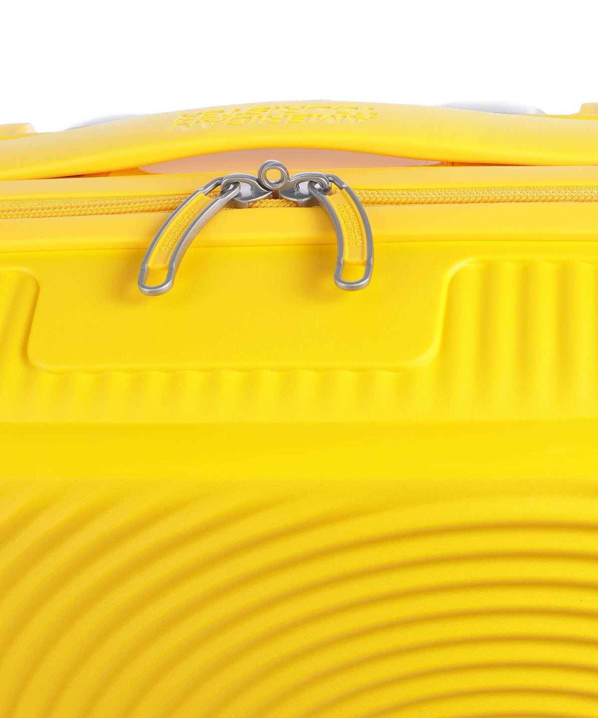 American Tourister Soundbox Mini Kids Trolley golden yellow