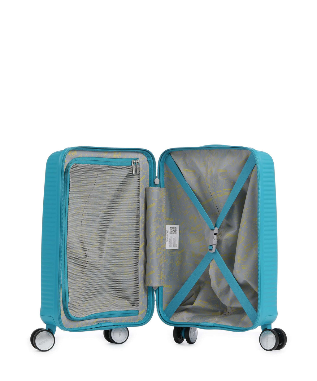 American Tourister Soundbox Mini Kids Trolley deep teal