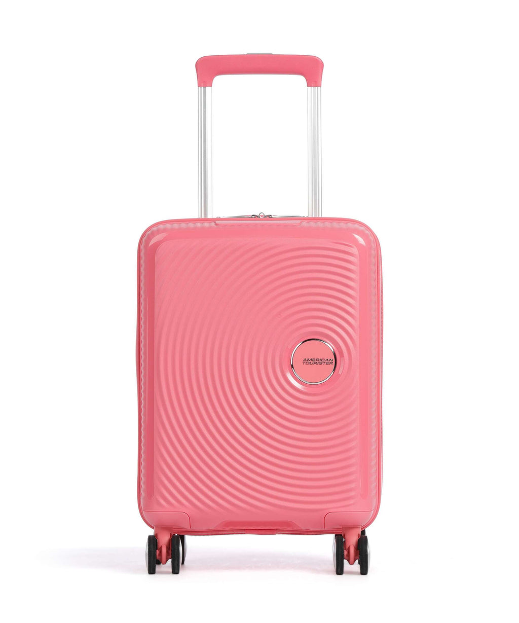 American Tourister Soundbox Mini Kids Trolley sun kissed coral