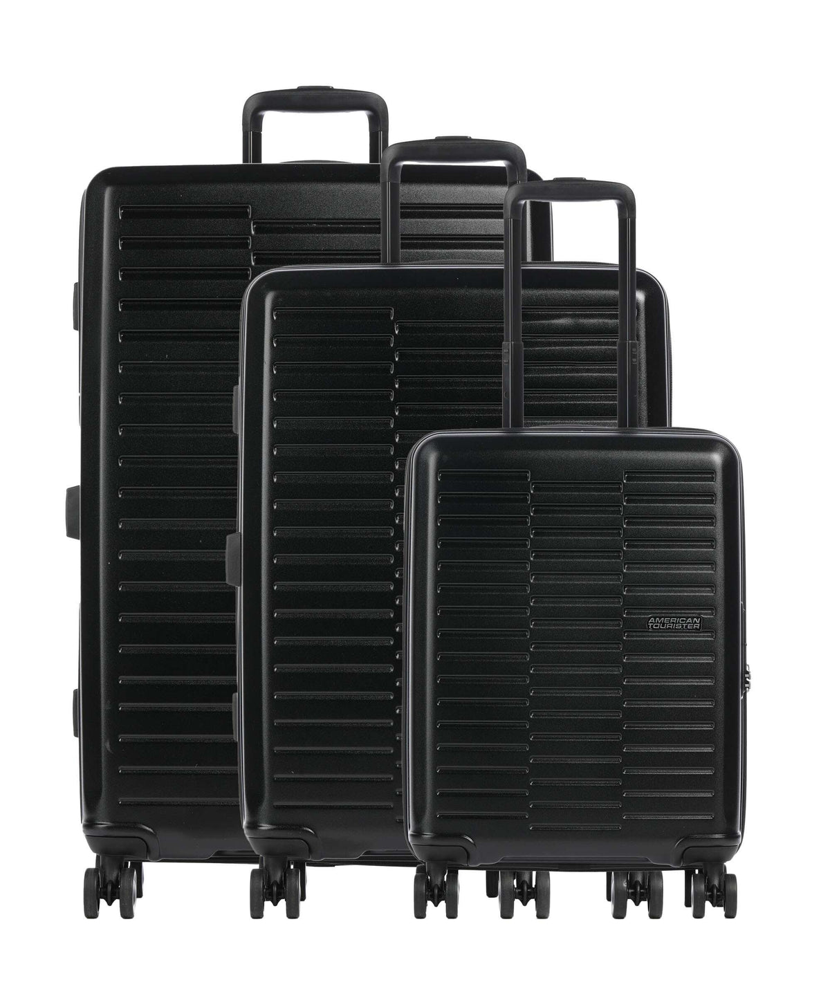 American Tourister Sunset Hills Suitcase set (4 wheels) black