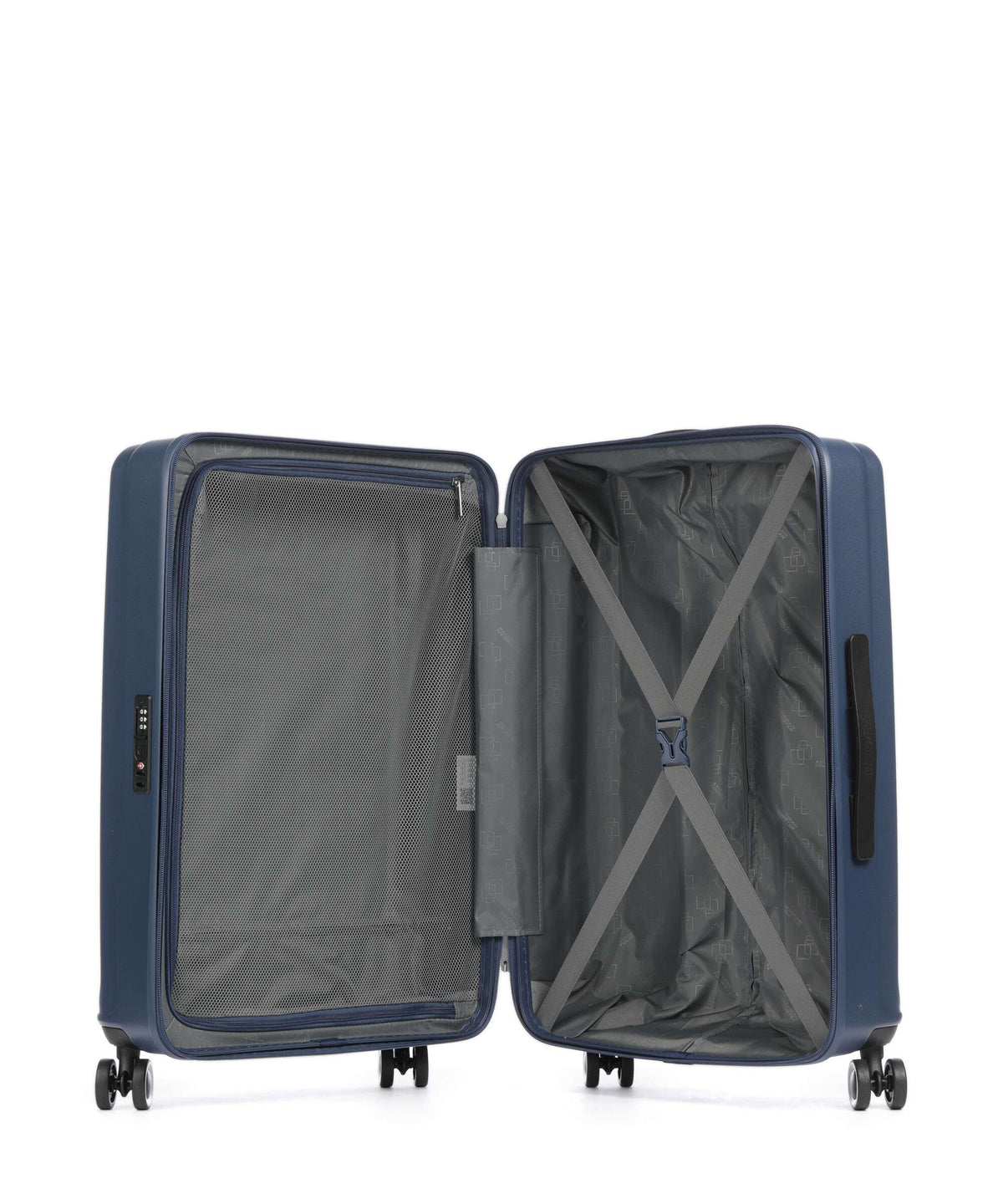 American Tourister Sunset Hills Suitcase set (4 wheels) navy blue