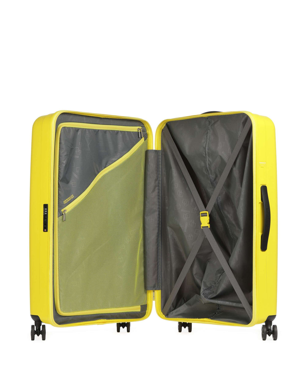 American Tourister Rejoy Spinner (4 wheels) electric yellow