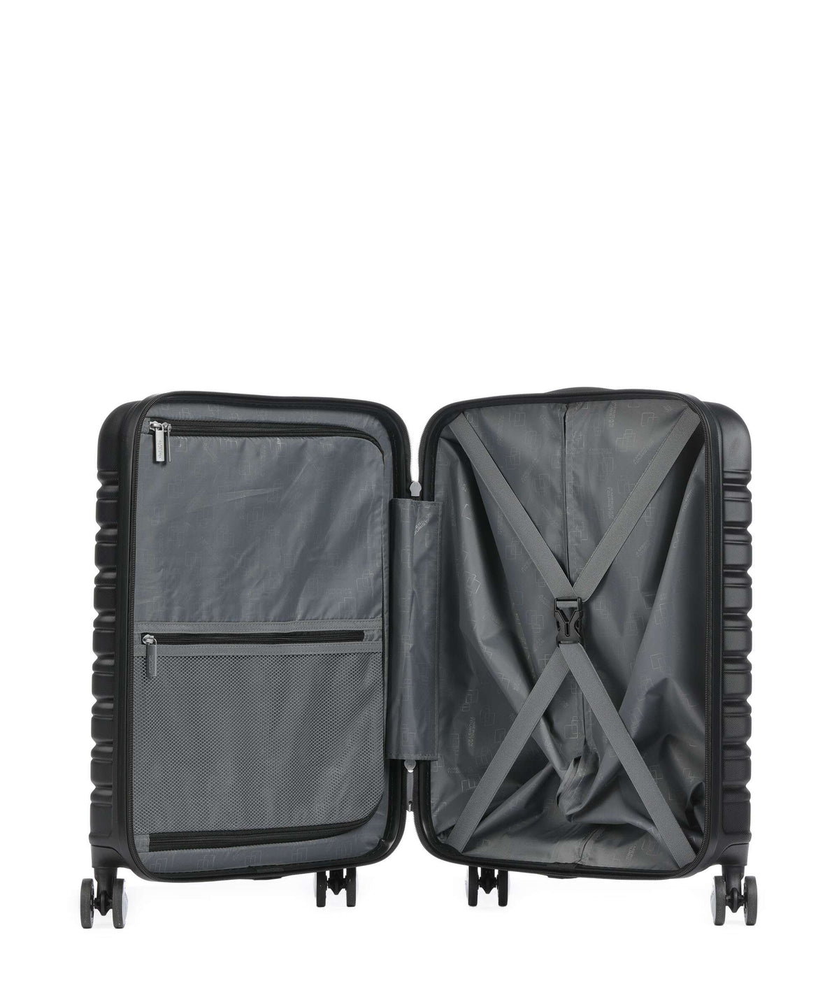 American Tourister Flashline Spinner (4 wheels) shadow black