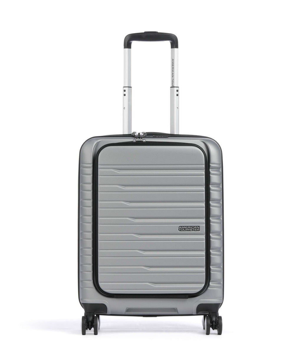 American Tourister Flashline Spinner (4 wheels) sky silver