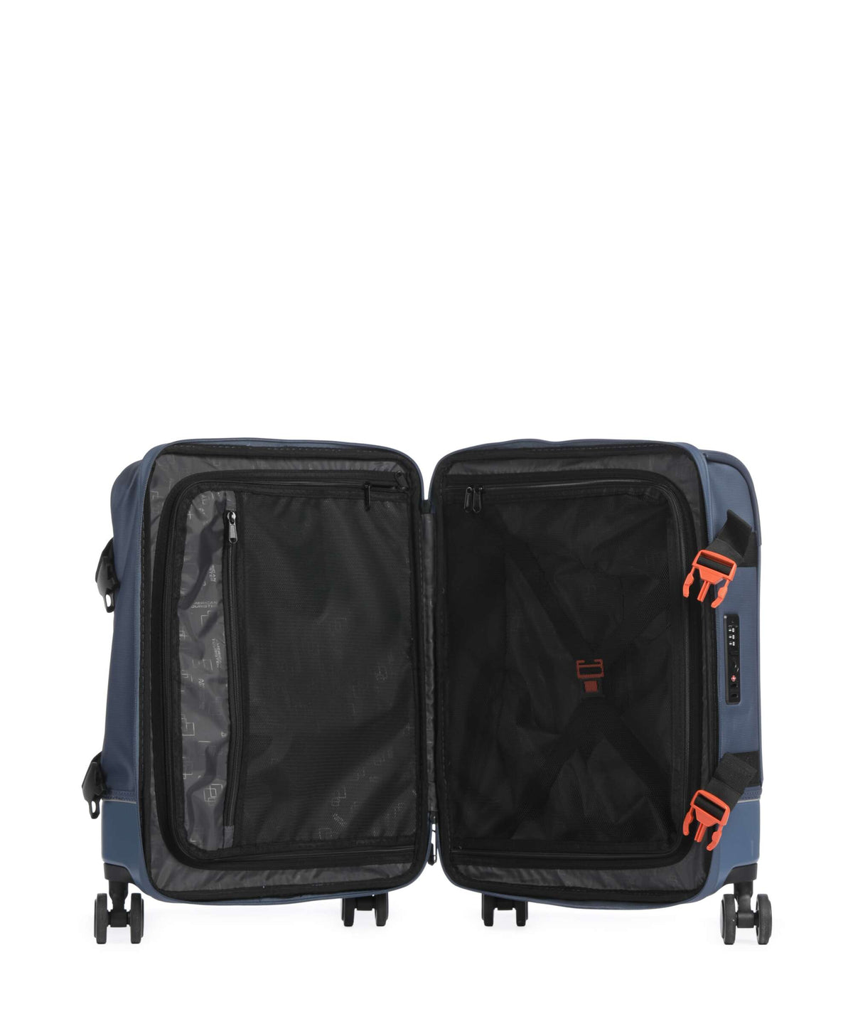 American Tourister Urban Track Spinner (4 wheels) navy/orange