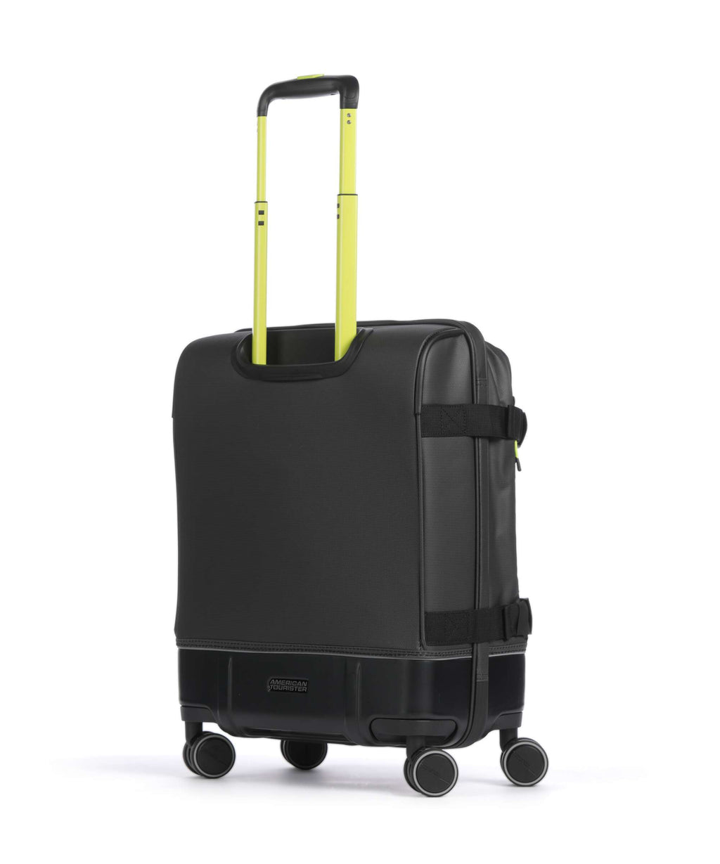 American Tourister Urban Track Spinner (4 wheels) black/lime