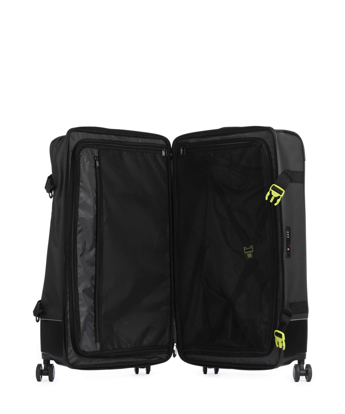 American Tourister Urban Track Spinner (4 wheels) black/lime