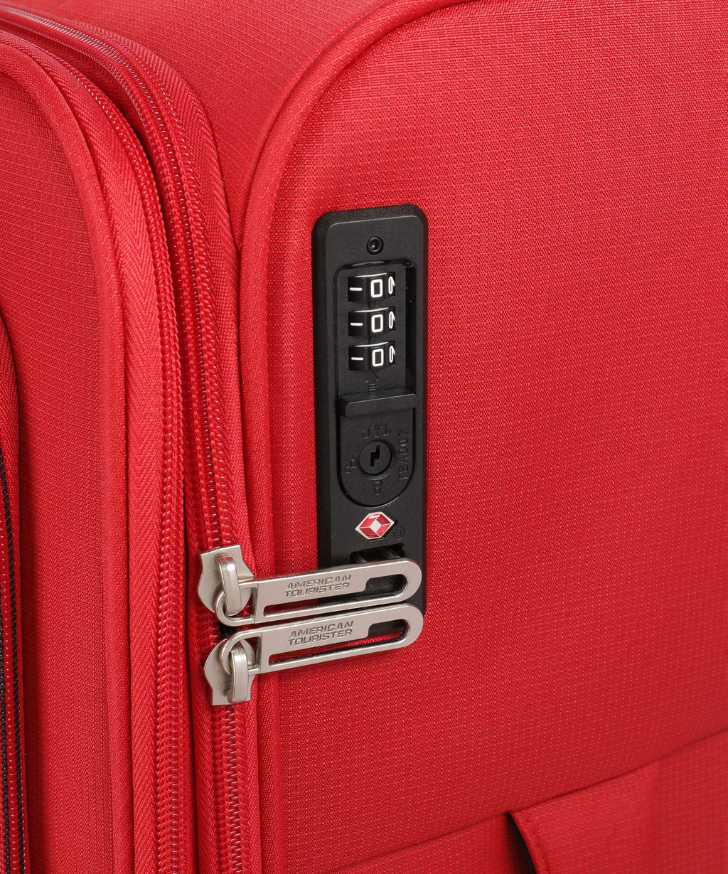 American Tourister Cloudrider M Spinner (4 wheels) astral red