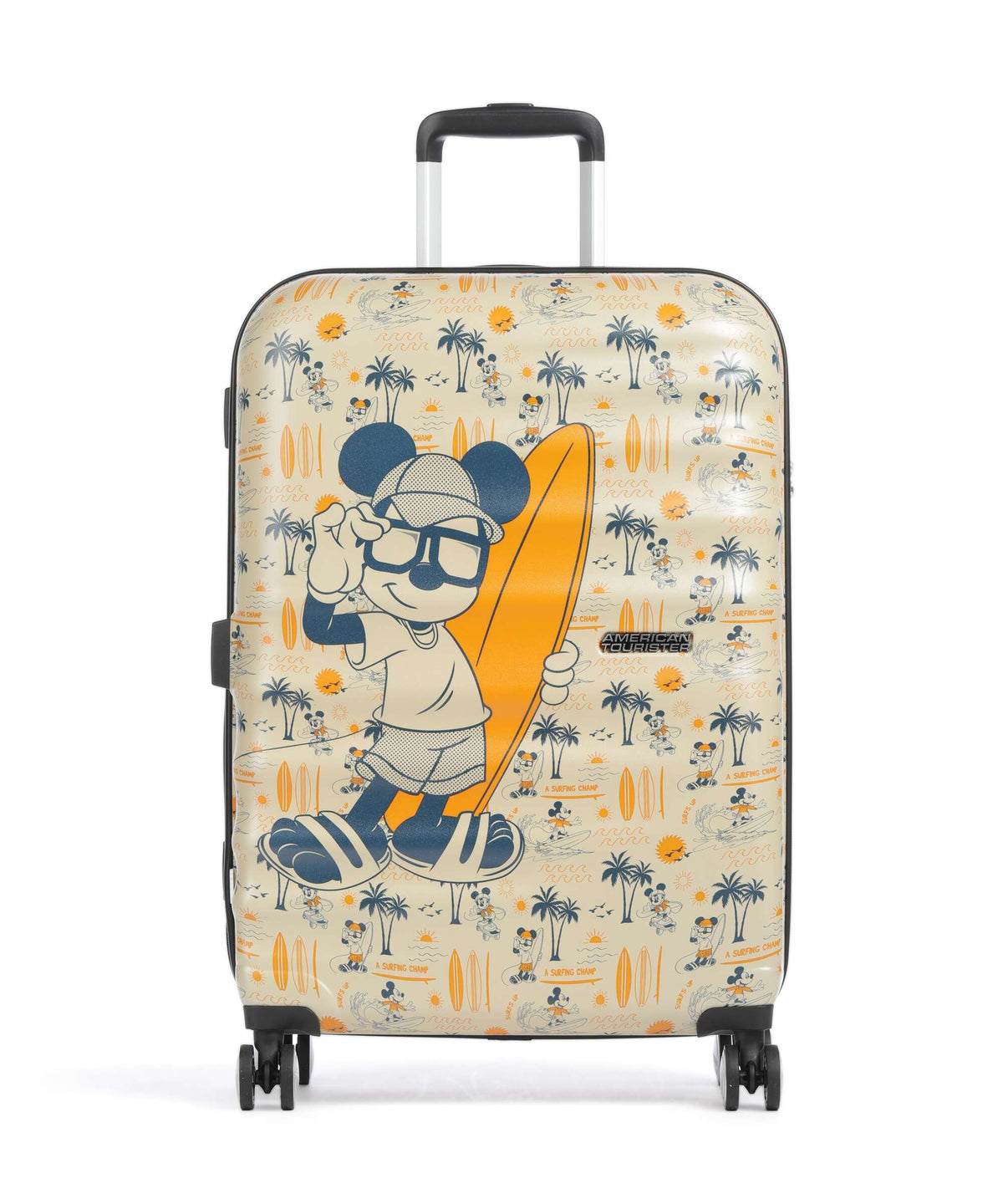 American Tourister Wavebreaker Disney Spinner (4 wheels) mickey super surfer