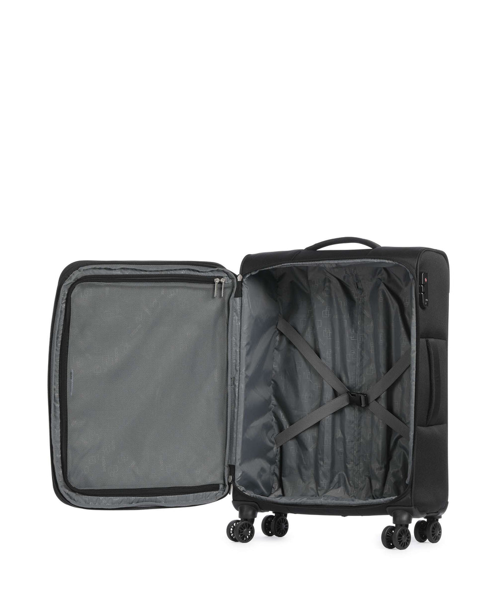 American Tourister Nitestream Suitcase set (4 wheels) black/grey