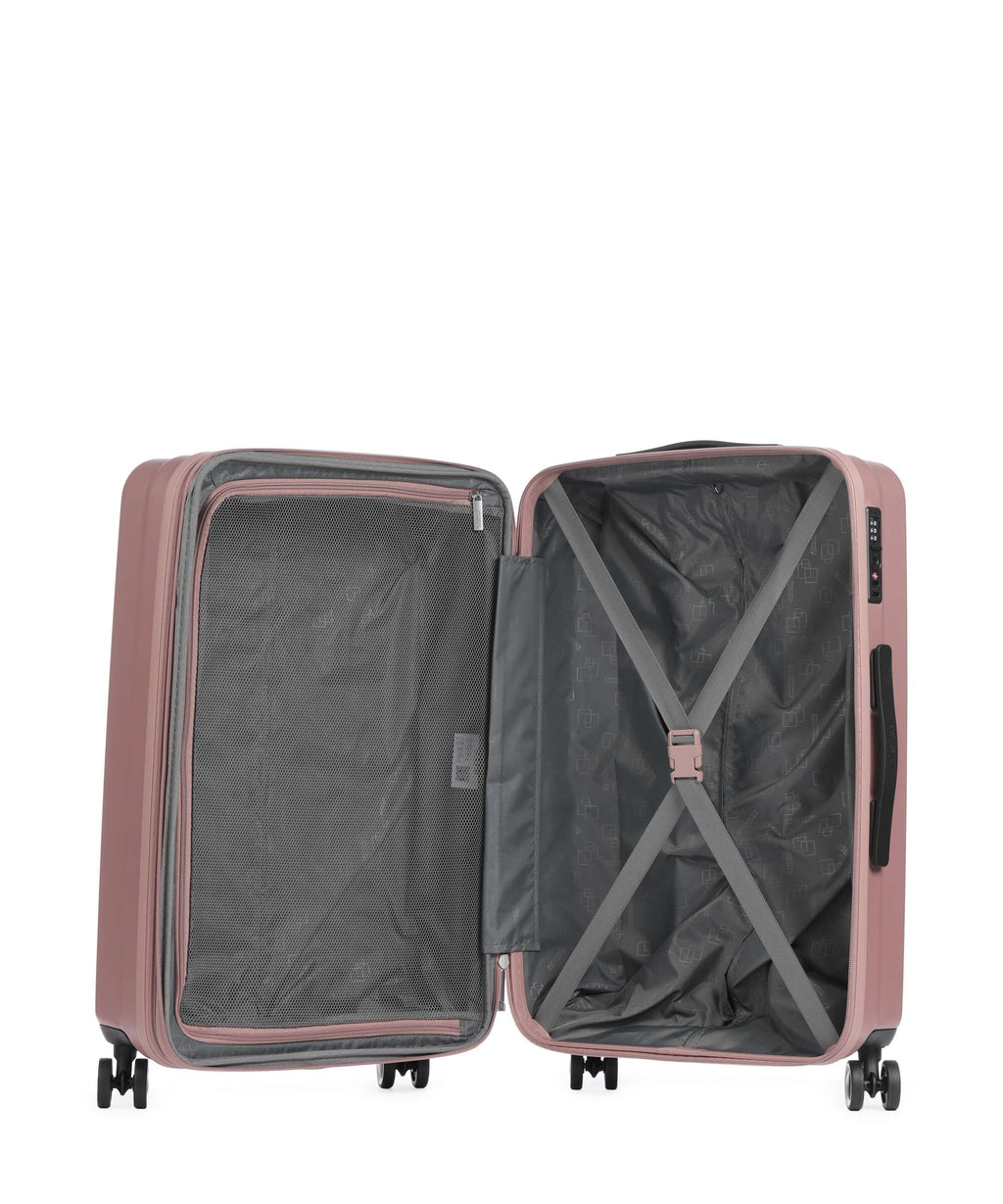 American Tourister Aerojoy Suitcase set (4 wheels) metallic rose